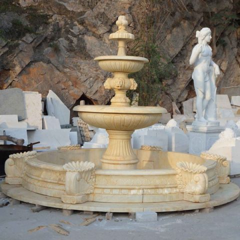 natual stone fountain