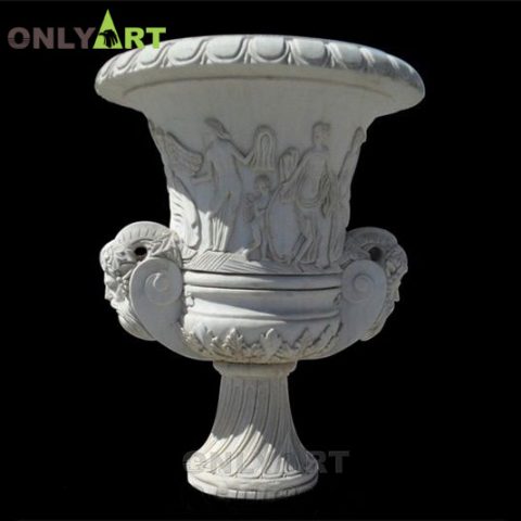 Beautiful stone flower pot garden planter OLA-V148