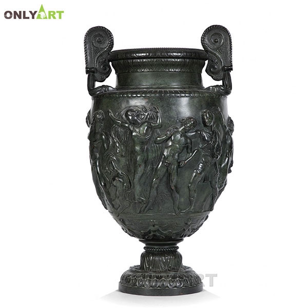 Black marble vases OLA-V060