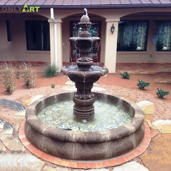 Cheap price outside stone modern weter fountain garden waterfall fountains for sale OLA-F052
