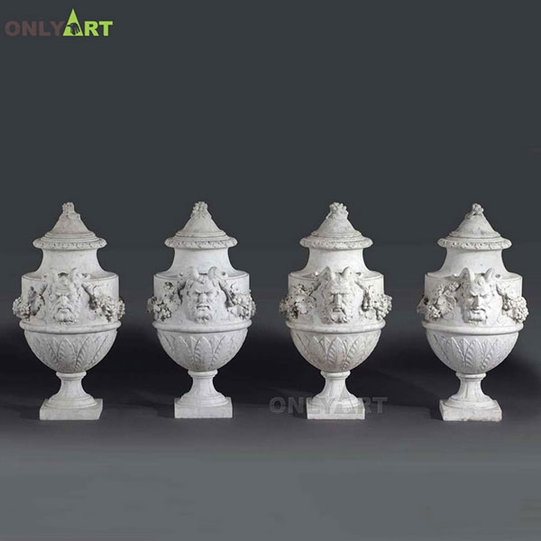 Factory custom stone finish flower pot for sale OLA-V050