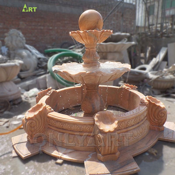 Hot sale modern sphere water fountain garden decorative OLA-F123