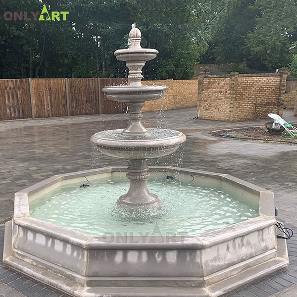 Classic designs stone fountain prices cheap 3 tiers designs sculpture OLA-F026
