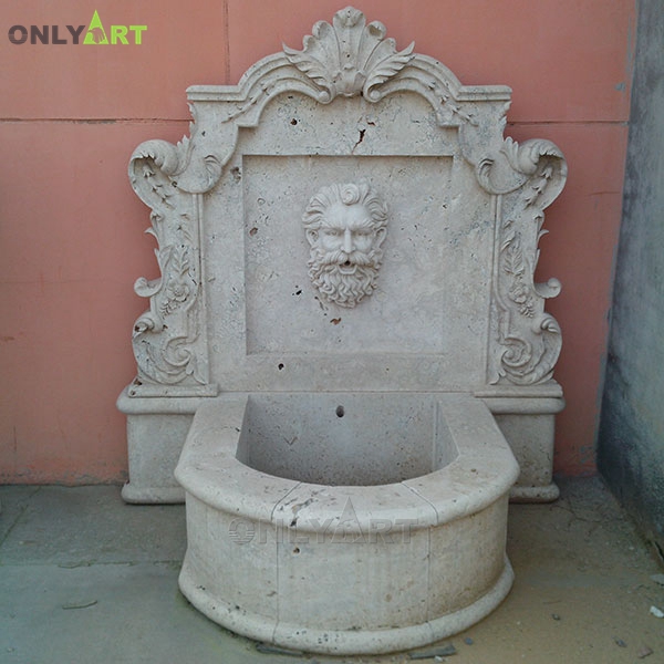 Outdoor granite wall water fountain for home decor OLA-F085