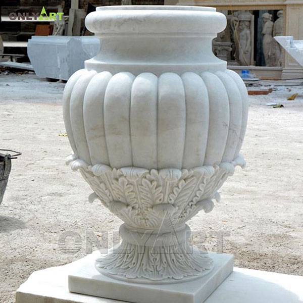 Roman style natural stone flowerpot OLA-V035