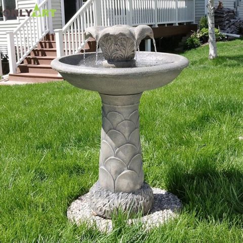 Wholesale outdoor garden decoration marble small water fountain OLA-F059