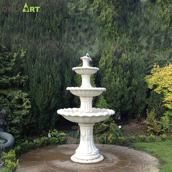 outdoor garden decoration granit stone waterfall fountain for sale OLA-F035