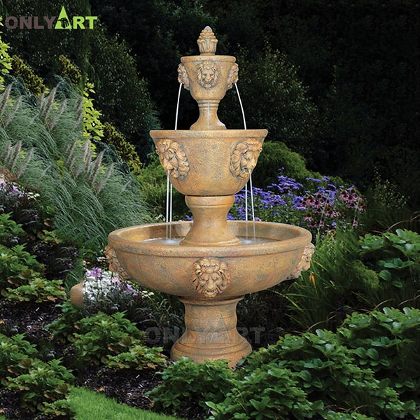 outdoor garden decoration stone water fountain for sale OLA-F115