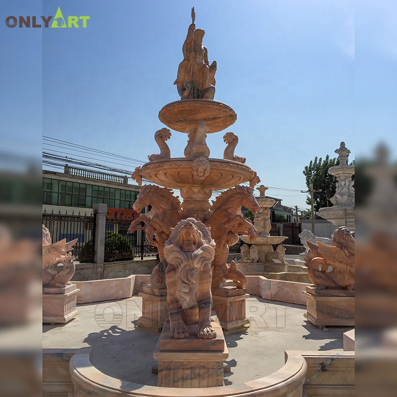 Customized marble fountain statue of neptune rome OLA-F204