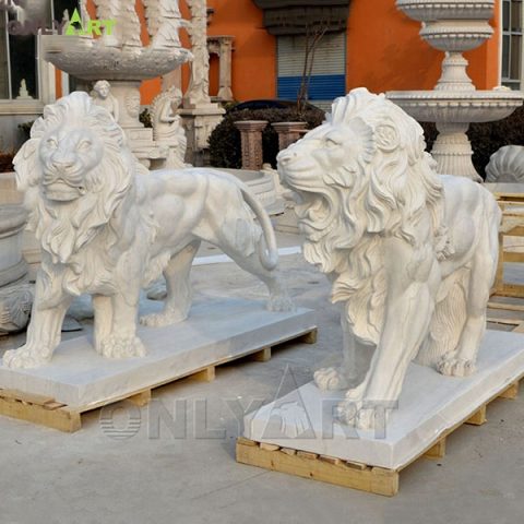 Garden decoration large outdoor lion statues OLA-A020