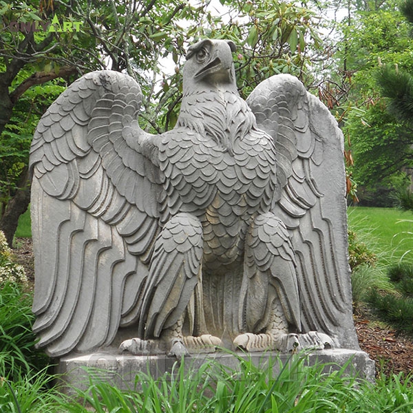 Giant stone eagle statue for garden or yard decor OLA-A051