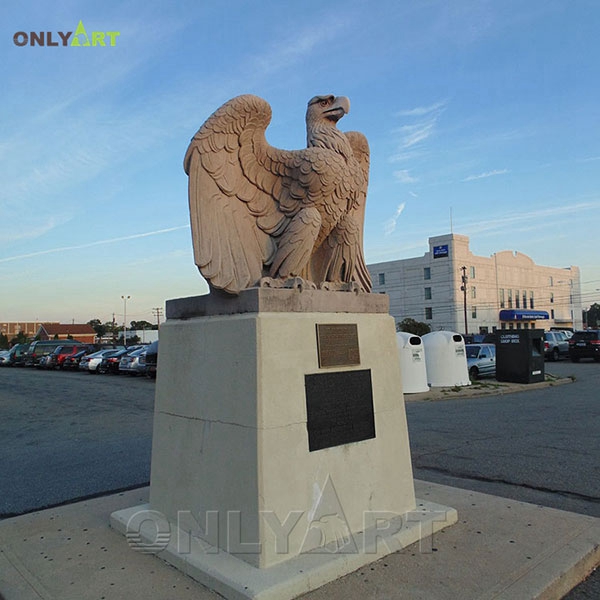 Handmade large outdoor eagle statues for sale OLA-A053