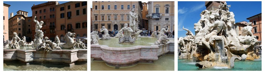 Rome, the world famous fountain