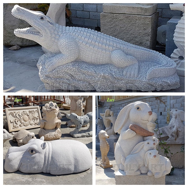 alligator statues