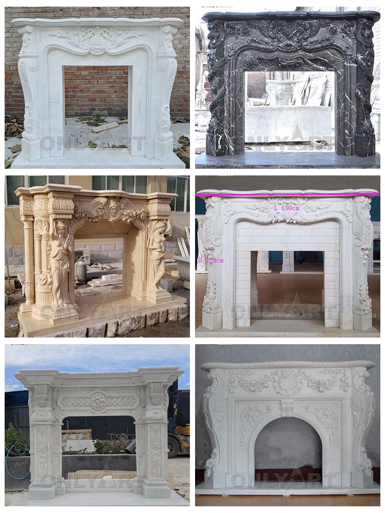 arts and crafts fireplace surround