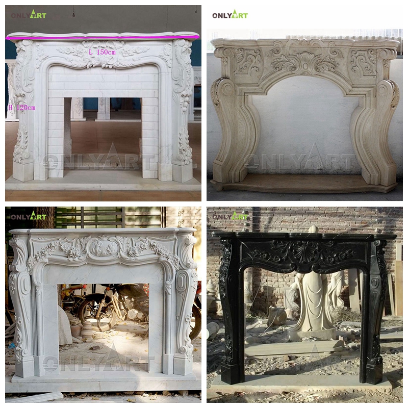 custom fireplace mantels