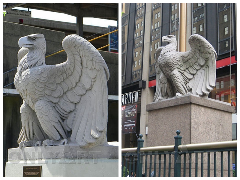 eagle statues