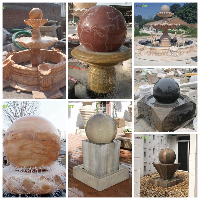 feng shui ball water fountain