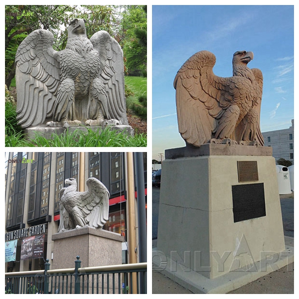 large eagle statue