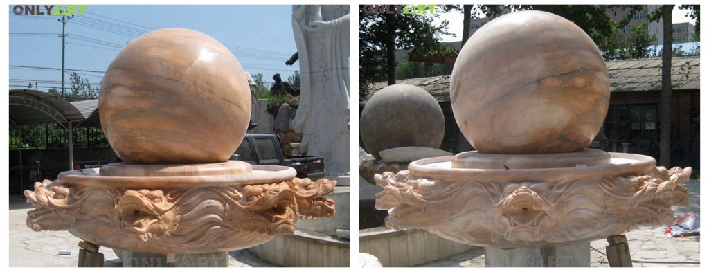 large marble Fengshui Ball Fountain