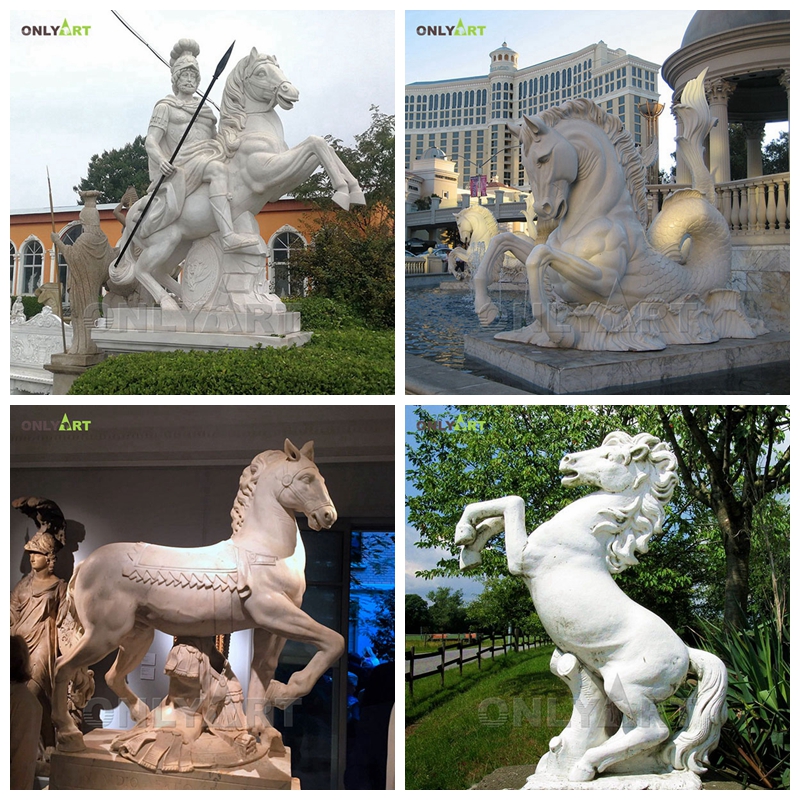 life size horse statues