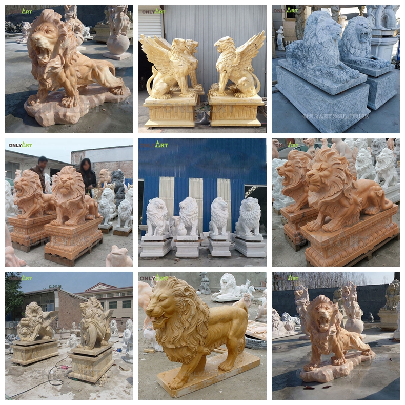 lion figurines