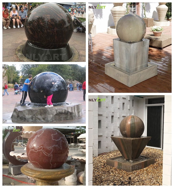 marble ball water fountain manufacturer