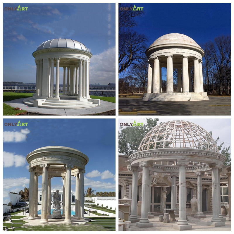 marble pillar gazebo