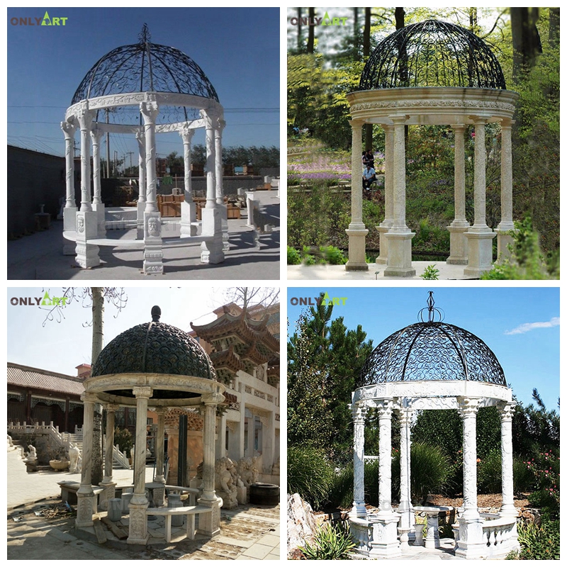 marble stone pavilion