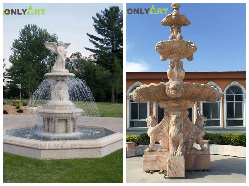 marble tiered water fountains for sale