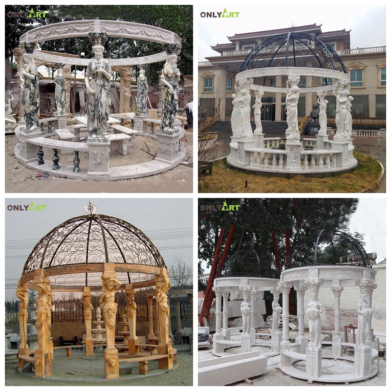 natural stone marble pavilion
