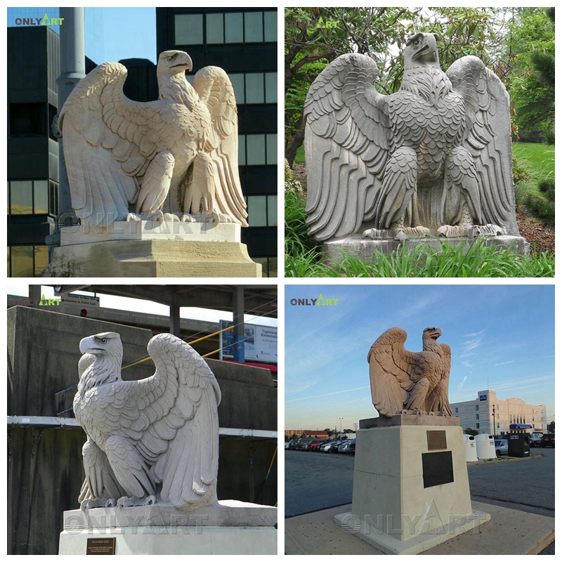 outdoor eagle statue