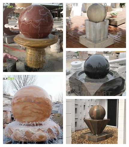 round ball water fountain