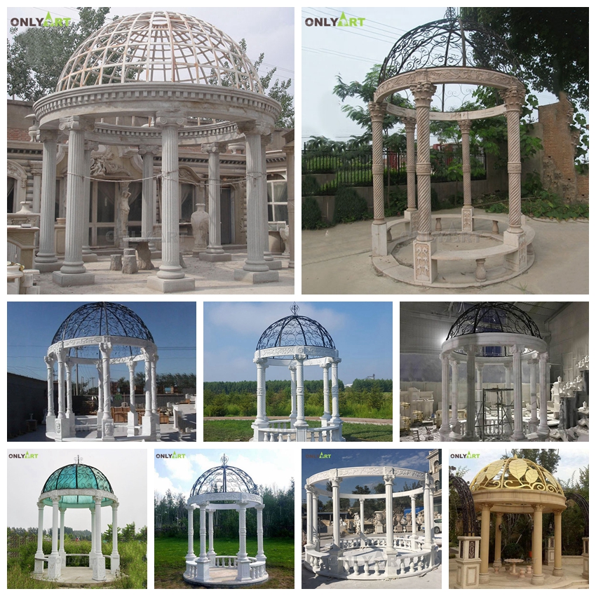 stone gazebo marble pavilion