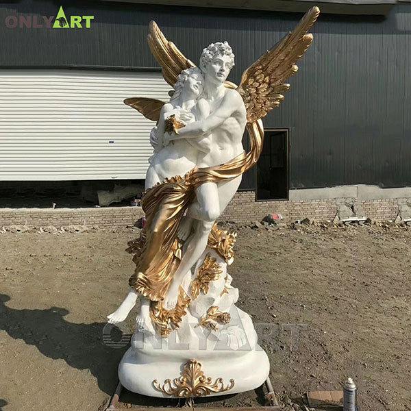 Cupid and Psyche kiss statue for sale OLA-T070
