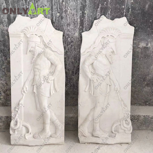 Factory wholesale custom Roman soldier relief statue sculpture