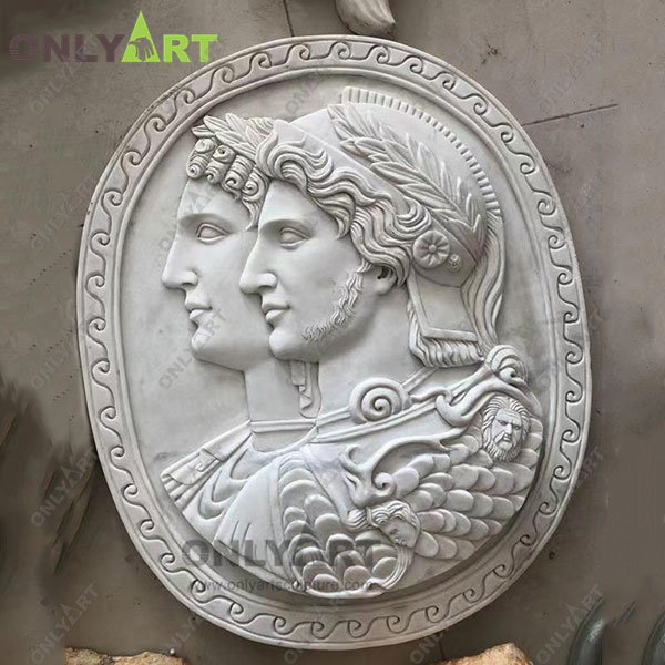 Hand carved wall decoration stone relief sculpture