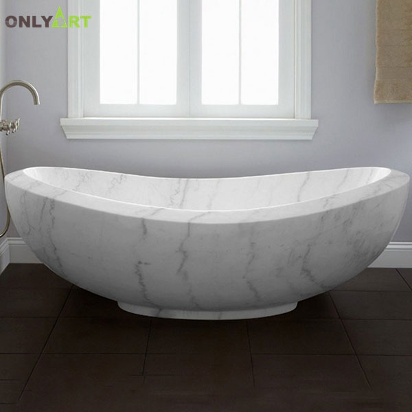 High quality stone small round bathtub OLA-Y037