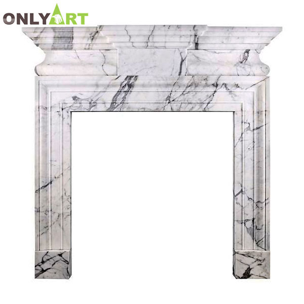 Indoor simple freestanding fireplace surround for sale OLA-M083