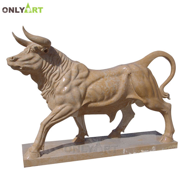 Life size marble cow statue for sale OLA-A085