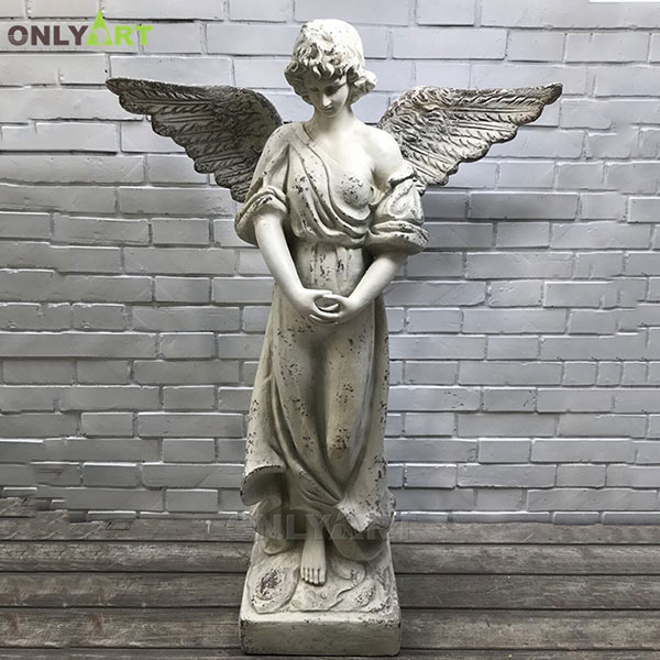 Marble material indoor angel statues for sale OLA-T025