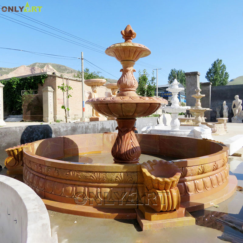 Outdoor artificial water fountain for sale OLA-F286