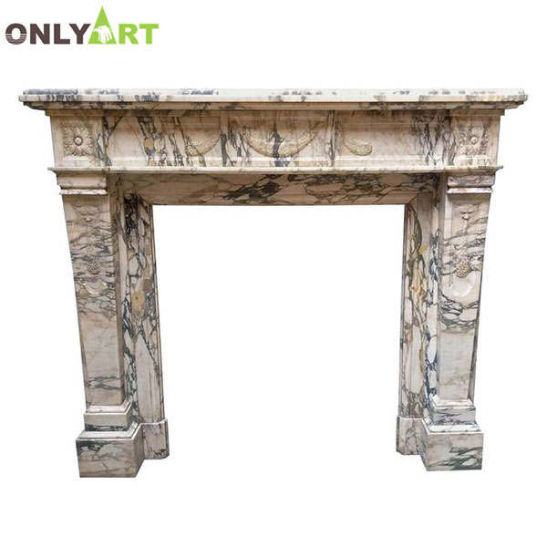 Simple traditional fireplace mantels designs OLA-M082