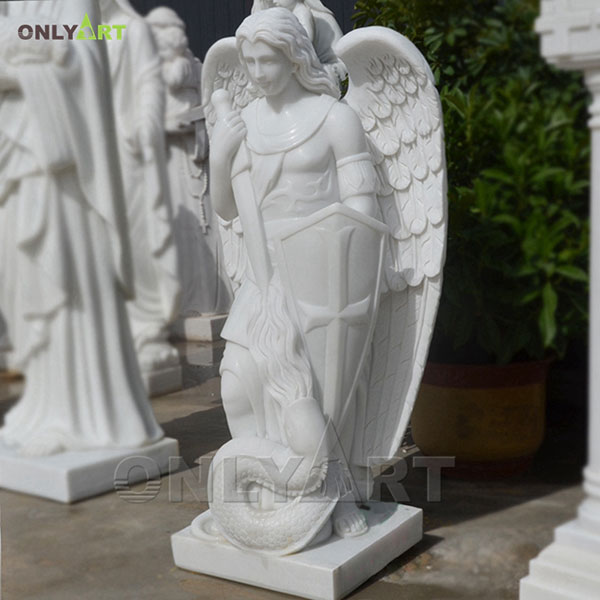 St michael the archangel garden angel statue for sale OLA-T052