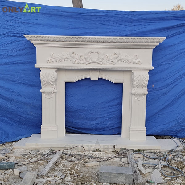 Stone cheap fireplace surround mantel for sale OLA-M102