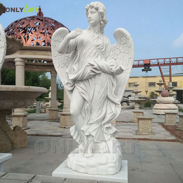 Stone garden angel memorial statue for sale OLA-T026