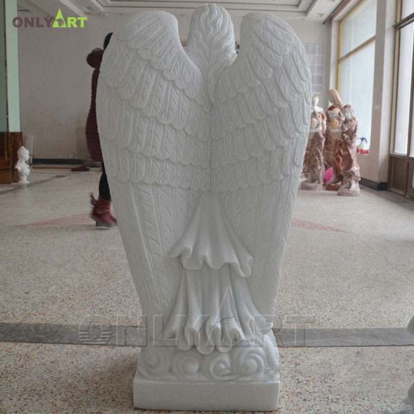 angel wings statue