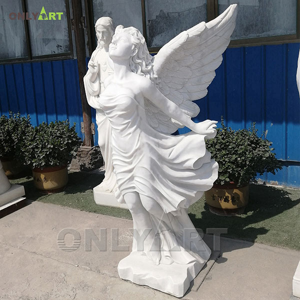 flying angel statue