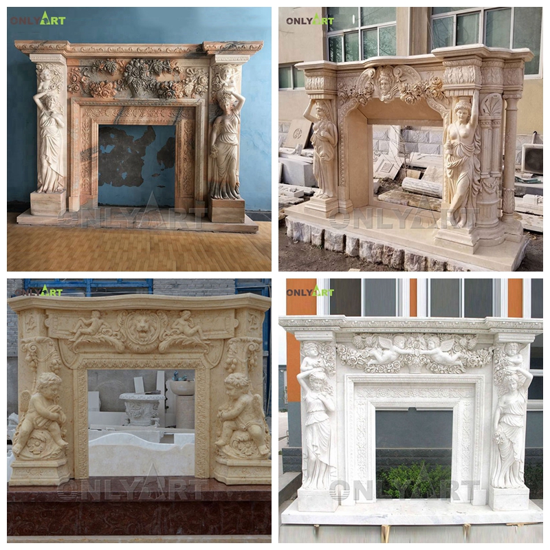  freestanding fireplace surround