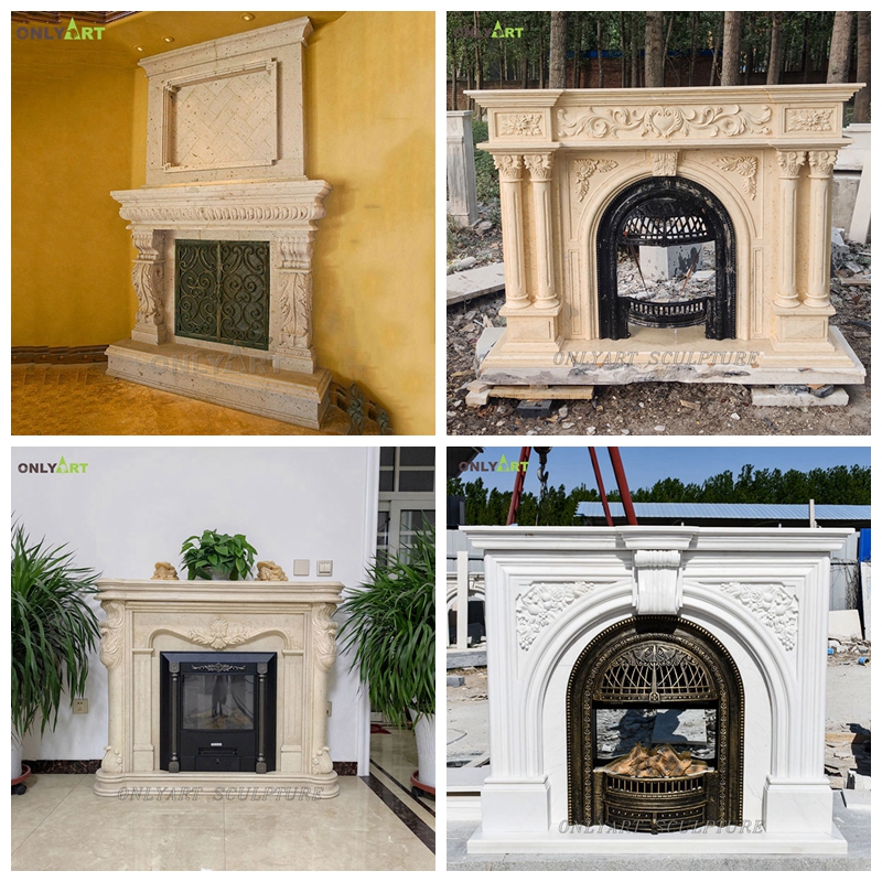 gas fireplace surrounds